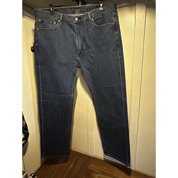 Levi’s 505 Medium Wash 42x32 Men’s Jeans - Picture 1 of 7